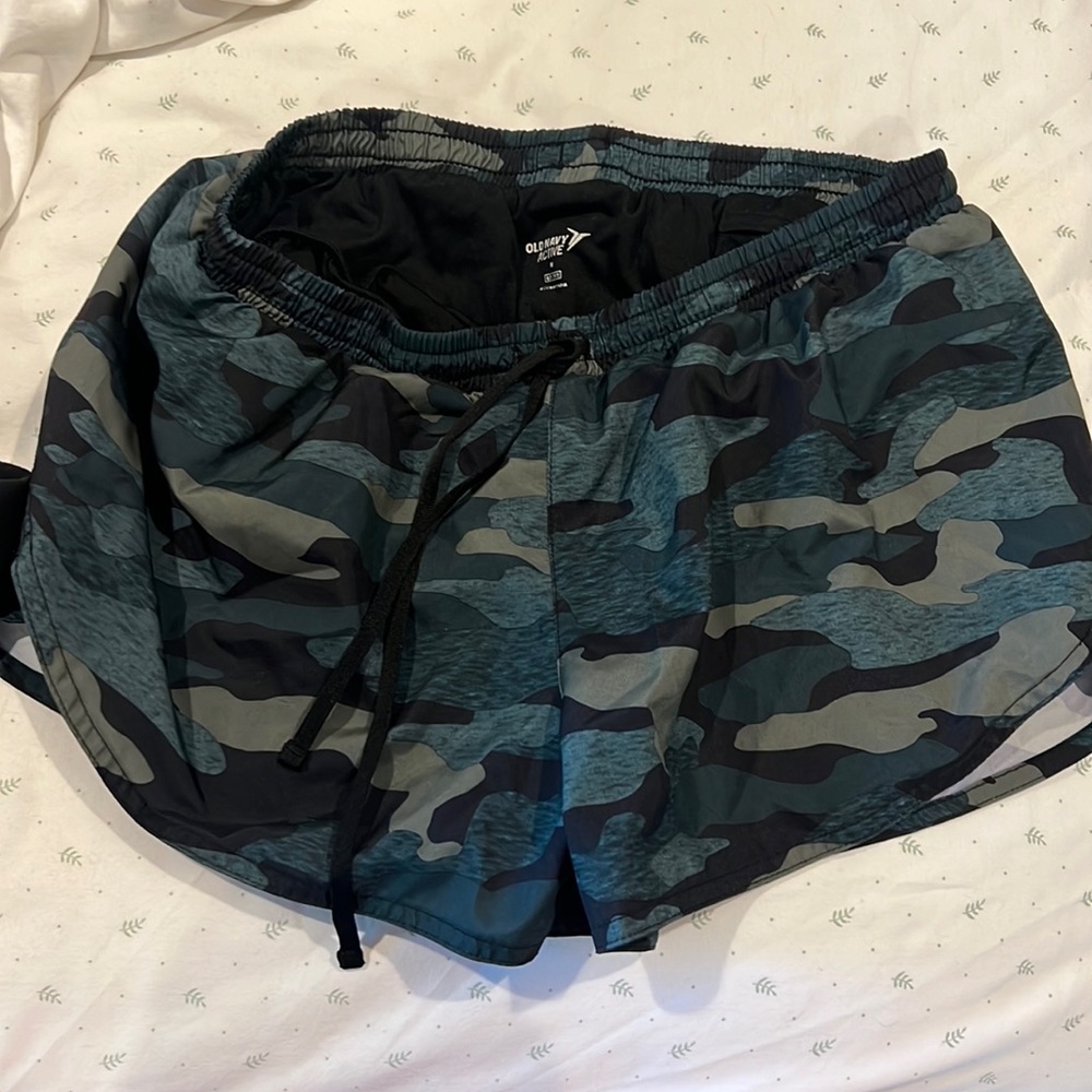 Old navy camo running shorts